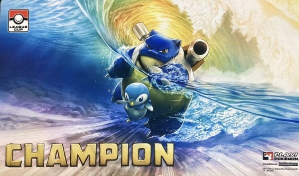 画像1: カメックス＆ポッチャマ（Blastoise＆Piplup）champion (1)