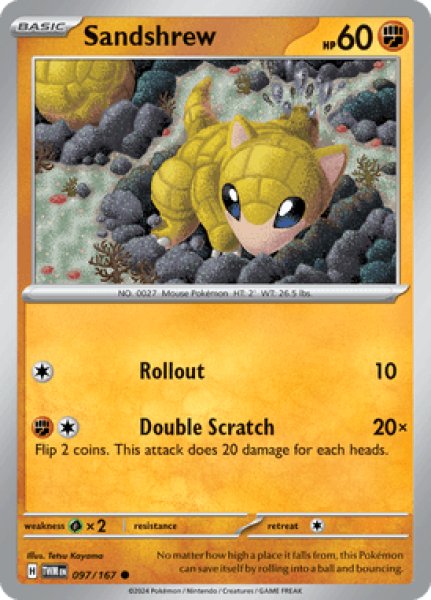 画像1: Sandshrew(サンド)[097/167] (1)