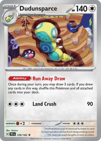 画像1: Dudunsparce(ノココッチ)[129/162] (1)